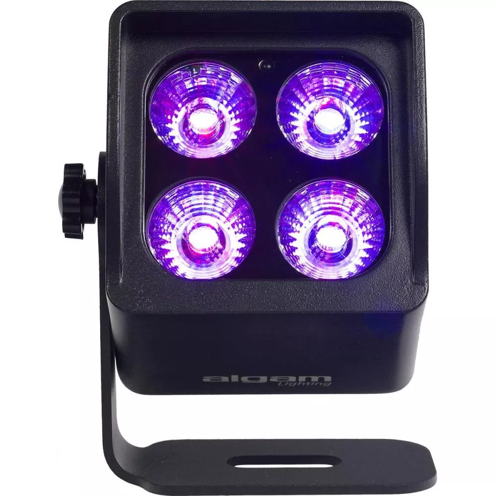 Algam Lighting - Projecteur Par sur Batterie Quad 4 LED 4W RGB+WW IR
