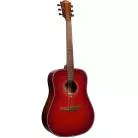 LAG - TRAMONTANE DREADNOUGHT SPECIAL EDITION RED BURST