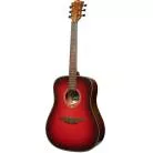 LAG - TRAMONTANE DREADNOUGHT SPECIAL EDITION RED BURST