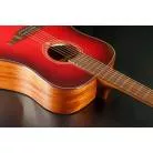 LAG - TRAMONTANE DREADNOUGHT SPECIAL EDITION RED BURST