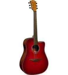 LAG - TRAMONTANE DREADNOUGHT CUTAWAY ELECTRO SPECIAL EDITION RED BURST