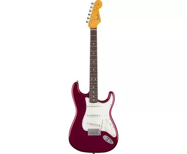 FENDER - AMERICAN VINTAGE 1965 STRATOCASTER ROUND-LAM ROSEWOOD FINGERBOARD CANDY APPLE RED FENDER - AMERICAN VINTAGE 1965 STRATOCASTER ROUND-LAM ROSEWOOD FINGERBOARD CANDY APPLE RED