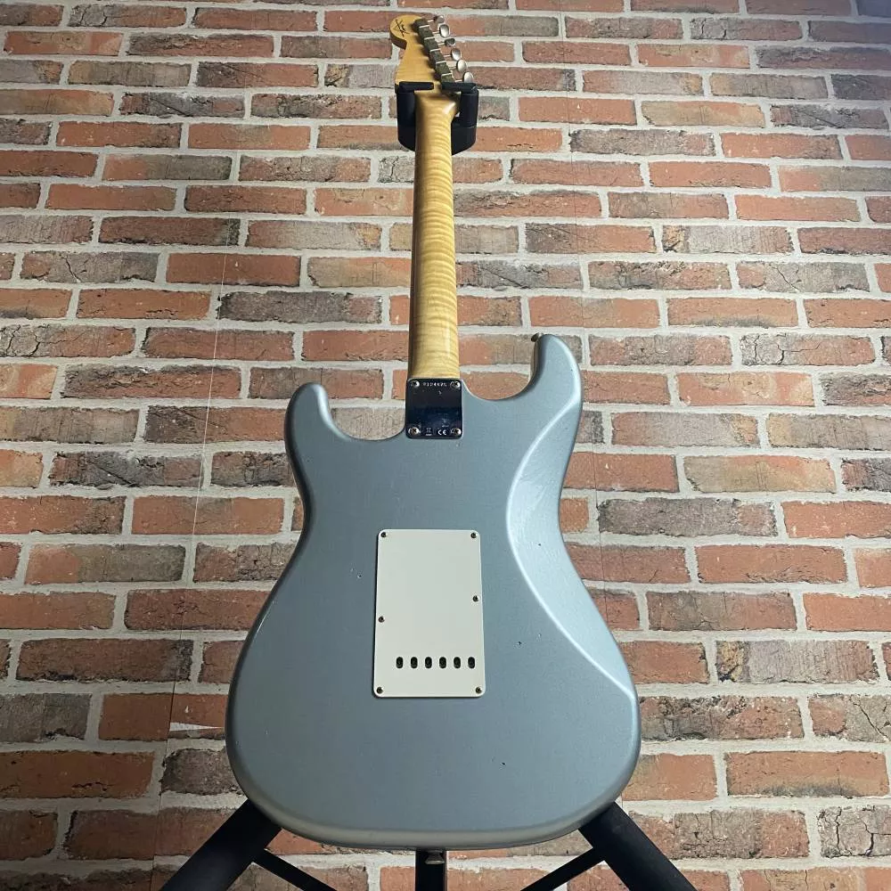Boucle De Ceinture Fender Stratocaster Vintage - Métal Gris - Accessoire Guitare Rock Occasion