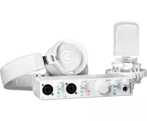 ARTURIA - PACK D'ENREGISTREMENT MINIFUSE 2 BLANC ARTURIA - PACK D'ENREGISTREMENT MINIFUSE 2 BLANC