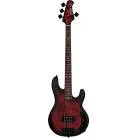 STERLING BY MUSIC MAN - RAY34 PB DARK SCARLET BURST SATIN