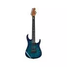 STERLING BY MUSIC MAN - ELECTRIQUE JP157 DIMARZIO QUILTED MAPLE CERULEAN PARADISE