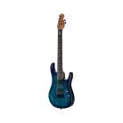 STERLING BY MUSIC MAN - ELECTRIQUE JP157 DIMARZIO QUILTED MAPLE CERULEAN PARADISE