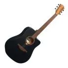 LAG - DREADNOUGHT BLACK SATIN CUTAWAY ELECTRO
