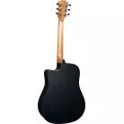 LAG - DREADNOUGHT BLACK SATIN CUTAWAY ELECTRO