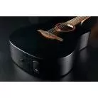 LAG - DREADNOUGHT BLACK SATIN CUTAWAY ELECTRO