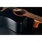 LAG - DREADNOUGHT BLACK SATIN CUTAWAY ELECTRO