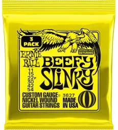 ERNIE BALL - CORDES BEEFY SLINKY 11-54 - PACK DE 3