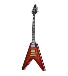 EPIPHONE - FLYING V PROPHECY INCL. PREMIUM GIG BAG AGED BENGAL TIGER BURST
