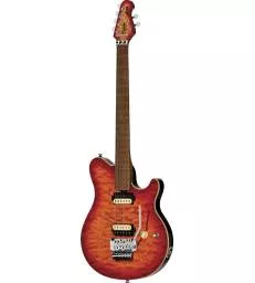 STERLING BY MUSIC MAN - AXIS QUILTED MAPLE TOP LAVA BURST