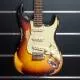 FENDER - 1960 STRATOCASTER HEAVY RELIC FADED 3 COLOR SUNBURST