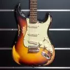 FENDER - 1960 STRATOCASTER HEAVY RELIC FADED 3 COLOR SUNBURST