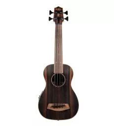 KALA - UBASS-EBY-FS EBONY U-BASS HOUSSE DELUXE