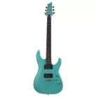 SCHECTER - 428 C-6 DELUXE - SATIN AQUA