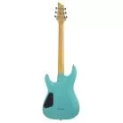 SCHECTER - 428 C-6 DELUXE - SATIN AQUA