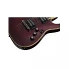SCHECTER - 2008 OMEN EXTREME-7 - BLACK CHERRY
