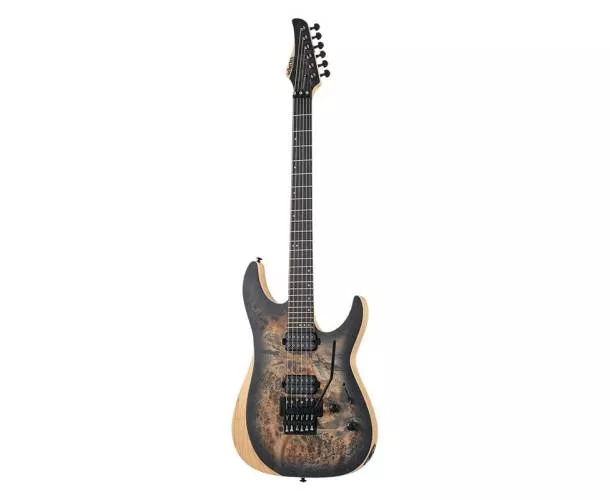 SCHECTER - 1503 REAPER 6 FLOYD ROSE - CHARCOAL BURST SCHECTER - 1503 REAPER 6 FLOYD ROSE - CHARCOAL BURST