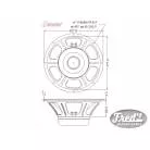JENSEN - HAUT-PARLEUR 12" JET SERIES "TORNADO STEALTH" 100W 8 OHMS
