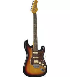 EKO - ST 350 - TYPE STRAT VINTAGE HSS - SUNBURST