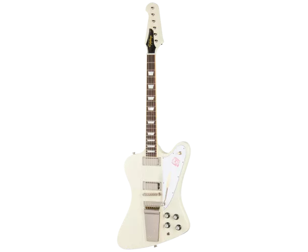 EPIPHONE - 1963 FIREBIRD V W/ MAESTRO VIBROLA REISSUE POLARIS WHITE