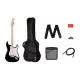 SQUIER - SQUIER SONIC STRATOCASTER PACK BLACK