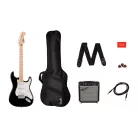 SQUIER - SQUIER SONIC STRATOCASTER PACK BLACK