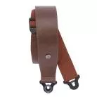 D'ADDARIO - SANGLE EN CUIR  COMFORT AUTO LOCK POUR GUITARE, MARRON