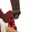 D'ADDARIO - SANGLE EN CUIR  COMFORT AUTO LOCK POUR GUITARE, MARRON