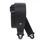 D'ADDARIO - SANGLE EN CUIR  COMFORT AUTO LOCK POUR GUITARE, NOIR