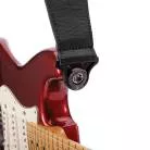 D'ADDARIO - SANGLE EN CUIR  COMFORT AUTO LOCK POUR GUITARE, NOIR