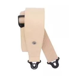 D'ADDARIO - SANGLE EN CUIR  COMFORT AUTO LOCK POUR GUITARE, HAVANE