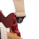 D'ADDARIO - SANGLE EN CUIR  COMFORT AUTO LOCK POUR GUITARE, HAVANE