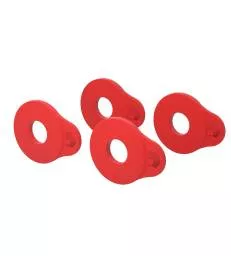 D'ADDARIO - ANNEAUX DE BLOCAGE DE SANGLE D’ADDARIO FLEX LOCK, PAQUET DE 4