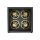 HIWATT - BAFFLE , STYLE A, 4X12 PINSTRIPE GREENBACK