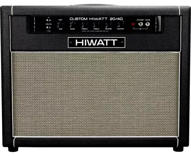 HIWATT - COMBO A LAMPES, STUDIO-STAGE 20/40, 20/40W, 2X12 FANE F75 HIWATT - COMBO A LAMPES, STUDIO-STAGE 20/40, 20/40W, 2X12 FANE F75
