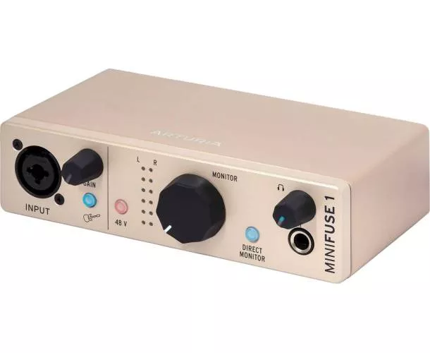 ARTURIA - INTERFACE USB 1 ENTREE MINIFUSE CHAMPAGNE - EDITION LIMITEE ARTURIA - INTERFACE USB 1 ENTREE MINIFUSE CHAMPAGNE - EDITION LIMITEE