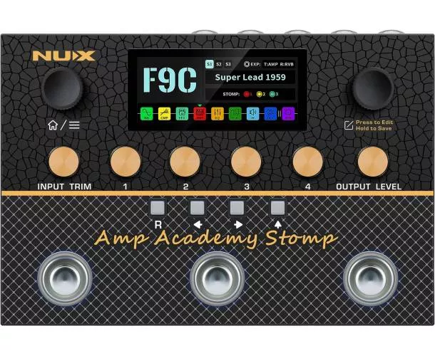 NUX - AMPACADEMY STOMP, SIMULATEUR D'AMPLI + IR STEREO NUX - AMPACADEMY STOMP, SIMULATEUR D'AMPLI + IR STEREO