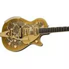 GRETSCH - G6134TG LIMITED EDITION PAISLEY PENGUIN™ WITH STRING-THRU BIGSBY®, EBONY FINGERBOARD, GOLD PAISLEY