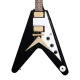 GIBSON - CUSTOM 1958 KORINA FLYING V REISSUE, LIGHT AGED, EBONY