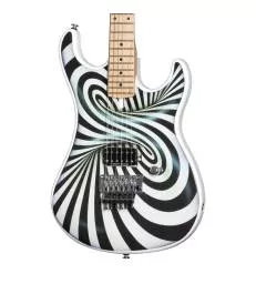 GIBSON - THE 84 "THE ILLUSIONIST" INCL. PREMIUM GIG BAG 3D BLACK WHITE SWIRL