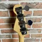 FENDER - JAZZ BASS 1977 BLACK MN + ETUI MARRON + CHEVALET BADASS II