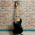 FENDER - JAZZ BASS 1977 BLACK MN + ETUI MARRON + CHEVALET BADASS II