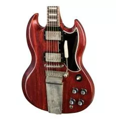 GIBSON - 1964 SG STANDARD REISSUE W/ MAESTRO VIBROLA VOS CHERRY RED