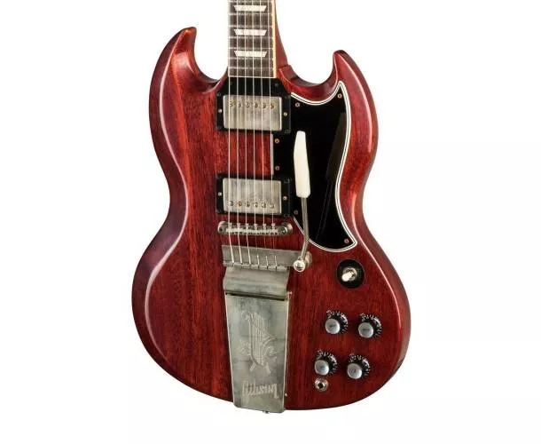 GIBSON - 1964 SG STANDARD REISSUE W/ MAESTRO VIBROLA VOS CHERRY RED GIBSON - 1964 SG STANDARD REISSUE W/ MAESTRO VIBROLA VOS CHERRY RED
