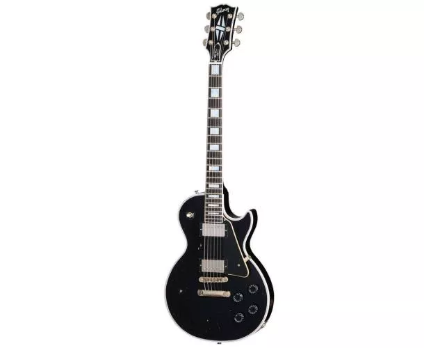 GIBSON - CUSTOM LES PAUL CUSTOM, HEAVY AGED, EBONY GIBSON - CUSTOM LES PAUL CUSTOM, HEAVY AGED, EBONY