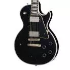 GIBSON - CUSTOM LES PAUL CUSTOM, HEAVY AGED, EBONY